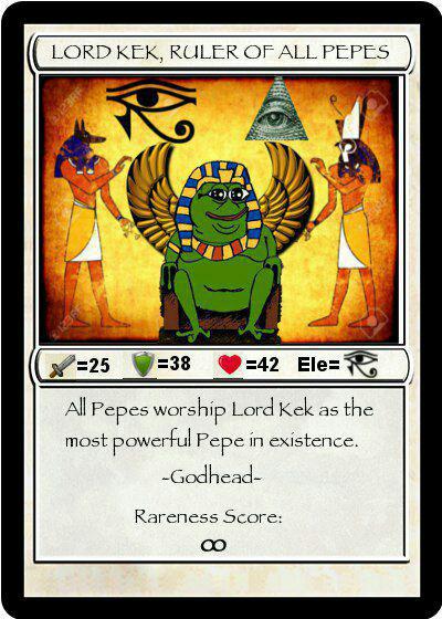 Lord Kek, Ruler of All Pepes